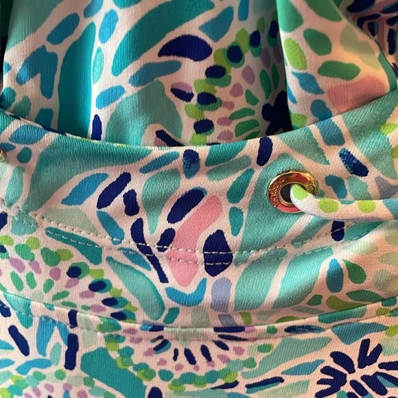 NWT!! Lilly Pulitzer popover Blue Ibiza - Picture 10 of 10